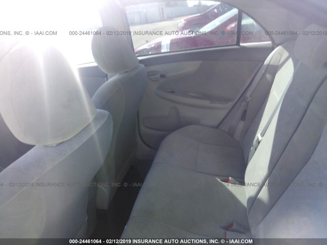 JTDBL40E69J030923 - 2009 TOYOTA COROLLA LE/XLE SILVER photo 8