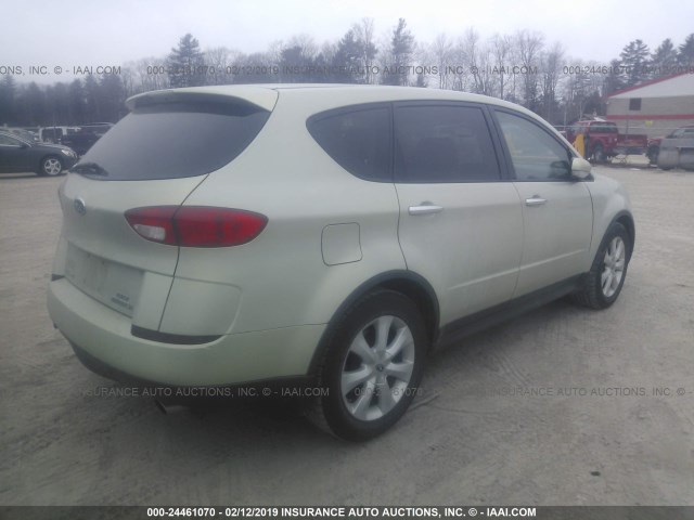 4S4WX86C564410988 - 2006 SUBARU B9 TRIBECA 3.0 H6/3.0 H6 LIMITED GREEN photo 4