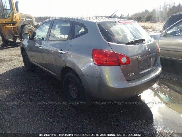 JN8AS5MV4AW606079 - 2010 NISSAN ROGUE S/SL/KROM GRAY photo 3