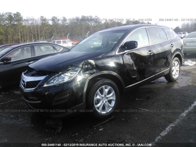 JM3TB2CA0C0342261 - 2012 MAZDA CX-9 BLACK photo 2