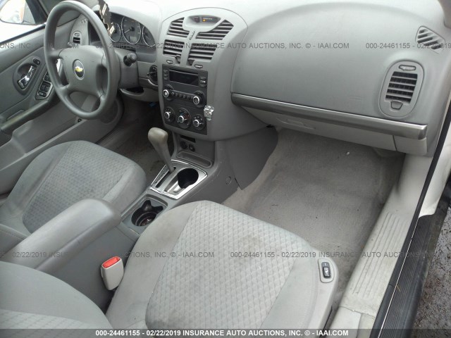 1G1ZS57FX7F265050 - 2007 CHEVROLET MALIBU LS WHITE photo 5
