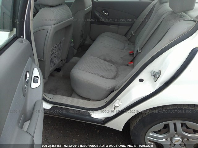 1G1ZS57FX7F265050 - 2007 CHEVROLET MALIBU LS WHITE photo 8