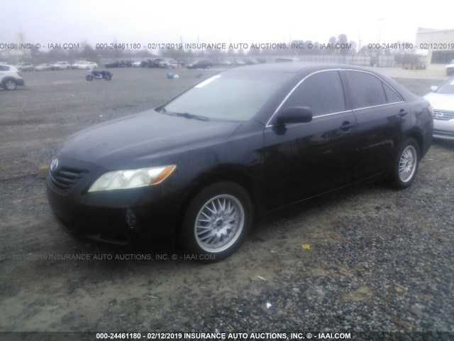 4T1BE46K97U711219 - 2007 TOYOTA CAMRY NEW GENERAT CE/LE/XLE/SE BLACK photo 2