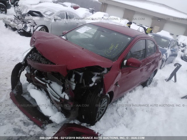 ML32F3FJ3JHF06908 - 2018 MITSUBISHI MIRAGE G4 ES Qırmızı foto 2