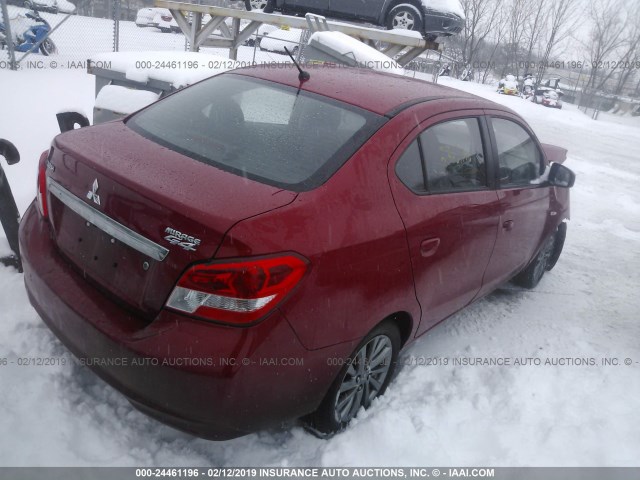 ML32F3FJ3JHF06908 - 2018 MITSUBISHI MIRAGE G4 ES Qırmızı foto 4