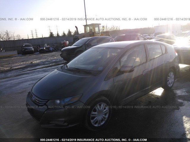 JHMZE2H33BS011602 - 2011 HONDA INSIGHT GRAY photo 2