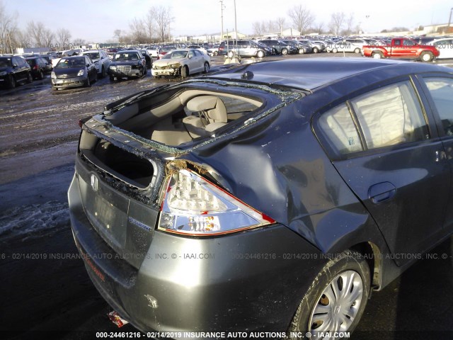 JHMZE2H33BS011602 - 2011 HONDA INSIGHT GRAY photo 6