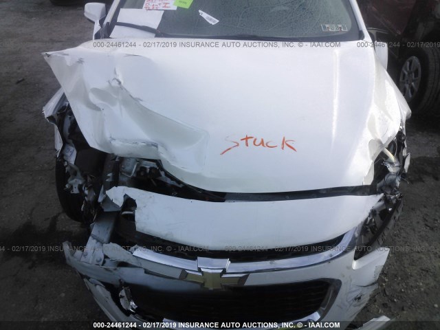 1G11C5SL6FU123893 - 2015 CHEVROLET MALIBU 1LT თეთრი ფოტო 10