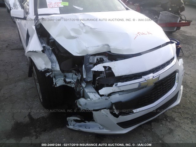1G11C5SL6FU123893 - 2015 CHEVROLET MALIBU 1LT თეთრი ფოტო 6