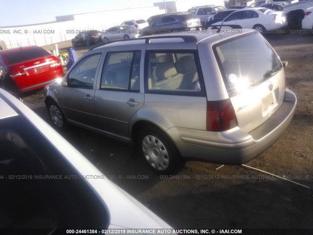 WVWRR61J75W037283 - 2005 VOLKSWAGEN JETTA GL TDI TAN photo 3