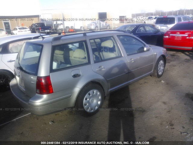 WVWRR61J75W037283 - 2005 VOLKSWAGEN JETTA GL TDI TAN photo 4