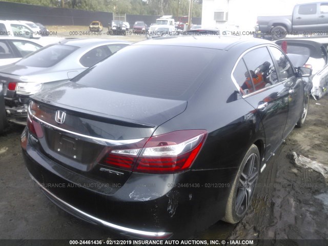 1HGCR2F51GA157916 - 2016 HONDA ACCORD SPORT BLACK photo 4