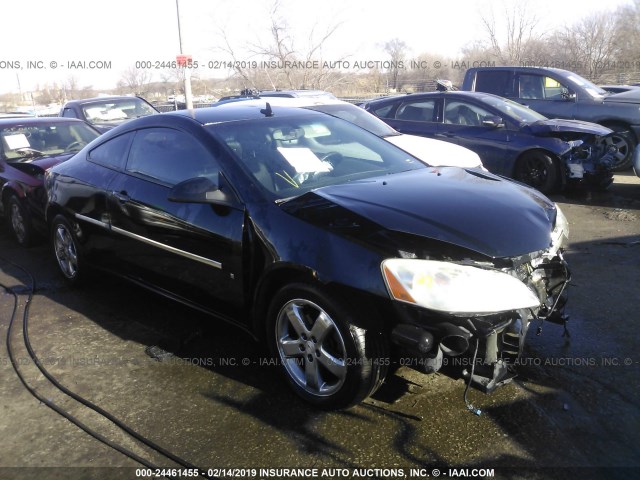 1G2ZH17N484168725 - 2008 PONTIAC G6 GT BLACK photo 1