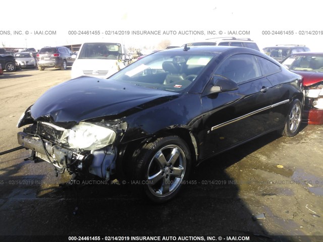 1G2ZH17N484168725 - 2008 PONTIAC G6 GT BLACK photo 2