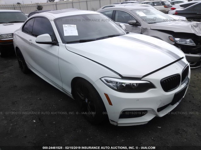 WBA1F9C55FVW98368 - 2015 BMW 228 I/SULEV WHITE photo 1