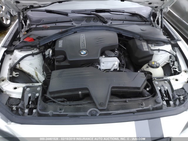 WBA1F9C55FVW98368 - 2015 BMW 228 I/SULEV WHITE photo 10