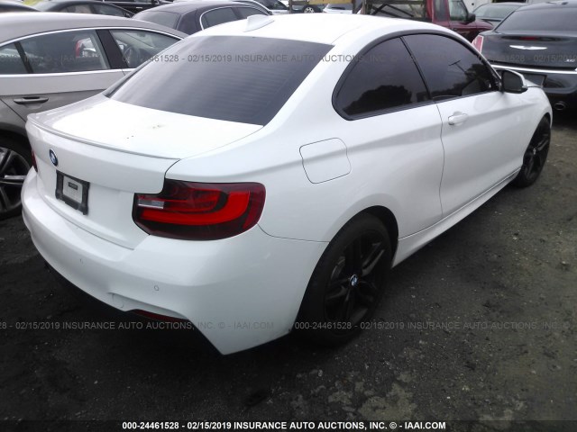 WBA1F9C55FVW98368 - 2015 BMW 228 I/SULEV WHITE photo 4