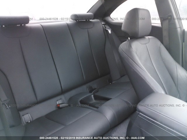 WBA1F9C55FVW98368 - 2015 BMW 228 I/SULEV WHITE photo 8