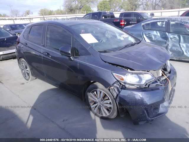 3HGGK5H87FM784071 - 2015 HONDA FIT EX/EXL GRAY photo 1