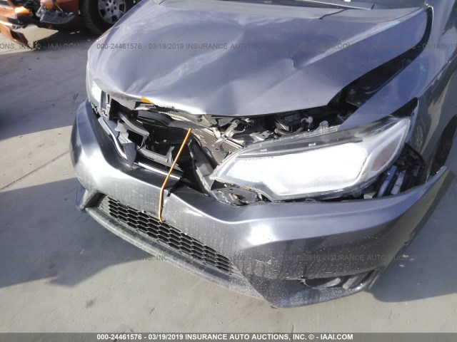 3HGGK5H87FM784071 - 2015 HONDA FIT EX/EXL GRAY photo 6