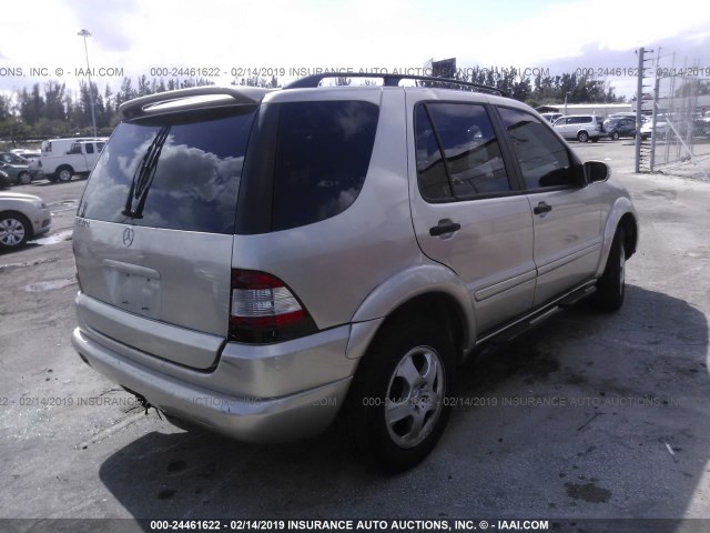 4JGAB54E83A374657 - 2003 MERCEDES-BENZ ML 320 GOLD photo 4