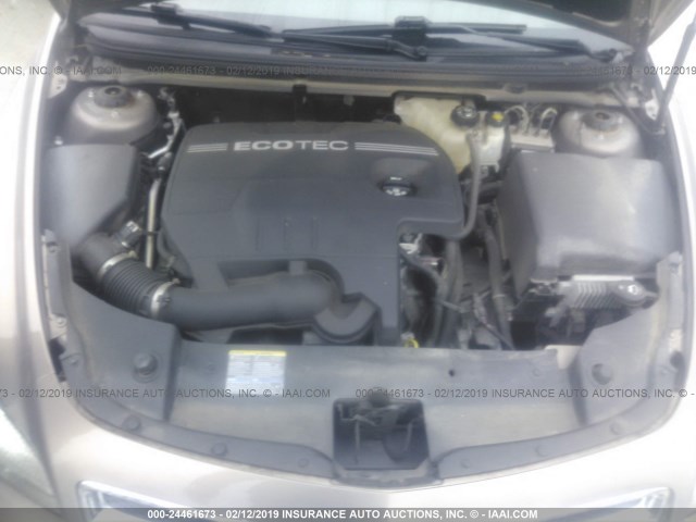 1G1ZH57B48F163708 - 2008 CHEVROLET MALIBU 1LT TAN photo 10