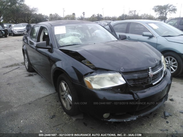 1B3LC56B39N502237 - 2009 DODGE AVENGER SXT/R/T BLACK photo 1