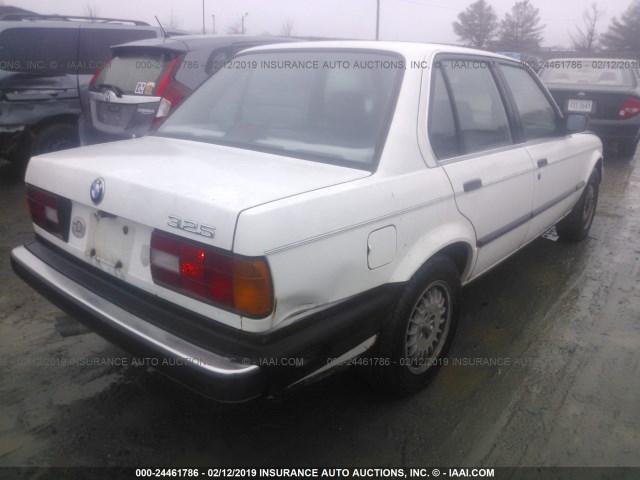 WBAAE6402J8822866 - 1988 BMW 325 AUTOMATIC WHITE photo 4