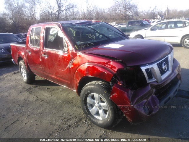 1N6AD0EV1DN749392 - 2013 NISSAN FRONTIER S/SV/SL/PRO-4X RED photo 1