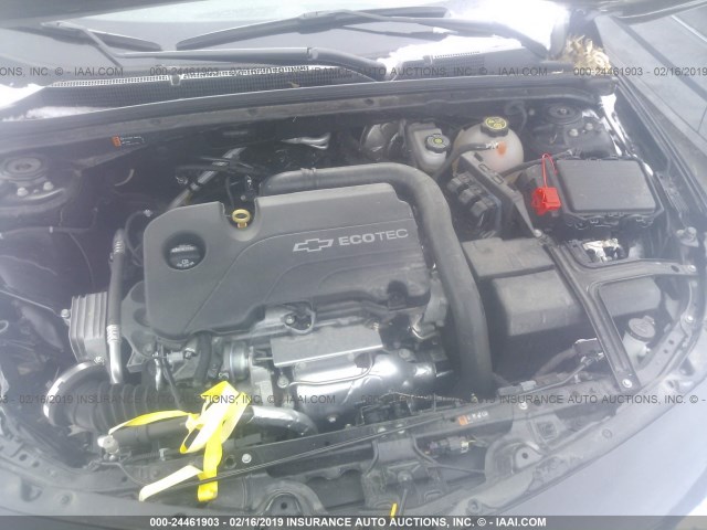 1G1ZB5STXHF123005 - 2017 CHEVROLET MALIBU LS BLACK photo 10