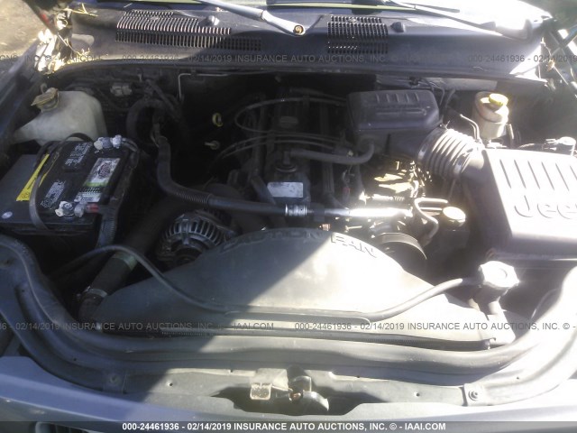 1J4GW48SX4C428618 - 2004 JEEP GRAND CHEROKEE LAREDO/COLUMBIA/FREEDOM 灰色 照片 10