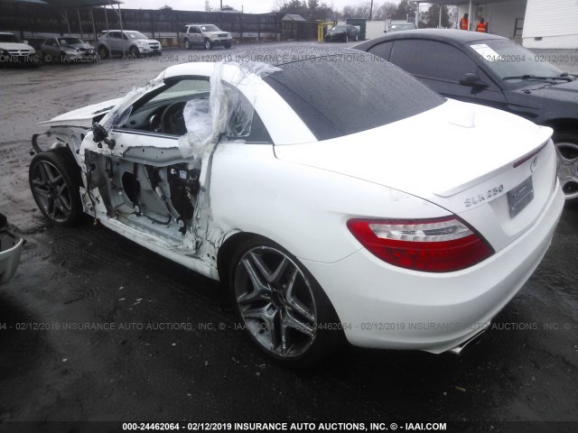 WDDPK4HA9EF079420 - 2014 MERCEDES-BENZ SLK 250 WHITE photo 3