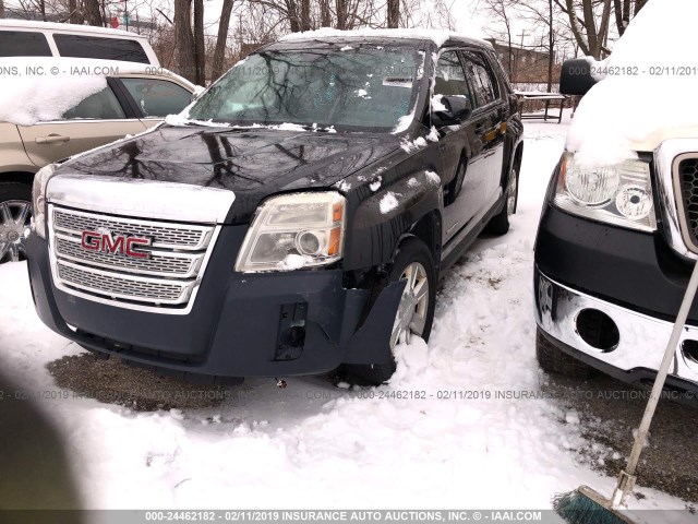 2CTFLCEWXA6339491 - 2010 GMC TERRAIN SLE BLACK photo 2