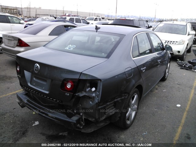 3VWRM71K58M080325 - 2008 VOLKSWAGEN JETTA SE/SEL GRAY photo 4