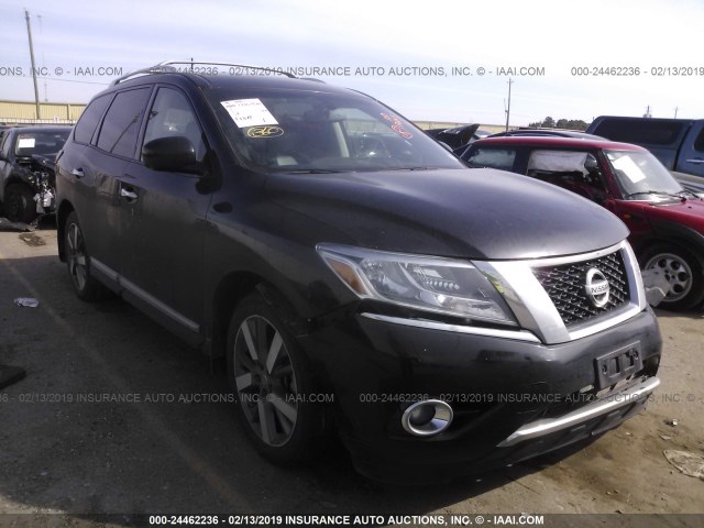 5N1AR2MM8FC649308 - 2015 NISSAN PATHFINDER S/SV/SL/PLATINUM BLACK photo 1