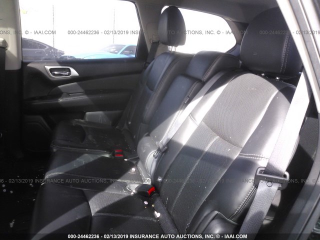 5N1AR2MM8FC649308 - 2015 NISSAN PATHFINDER S/SV/SL/PLATINUM BLACK photo 8