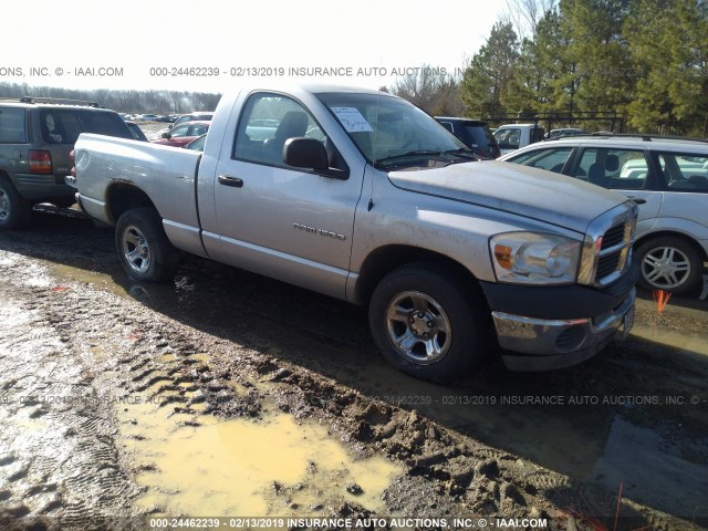 1D7HA16KX7J536348 - 2007 DODGE RAM 1500 ST SILVER photo 1