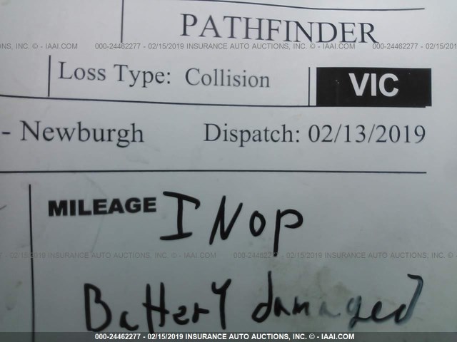 5N1AR2MM9DC622020 - 2013 NISSAN PATHFINDER S/SV/SL/PLATINUM WHITE photo 7