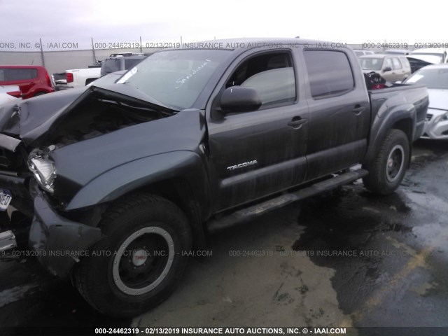 3TMLU4EN8CM103097 - 2012 TOYOTA TACOMA DOUBLE CAB 灰色 照片 2