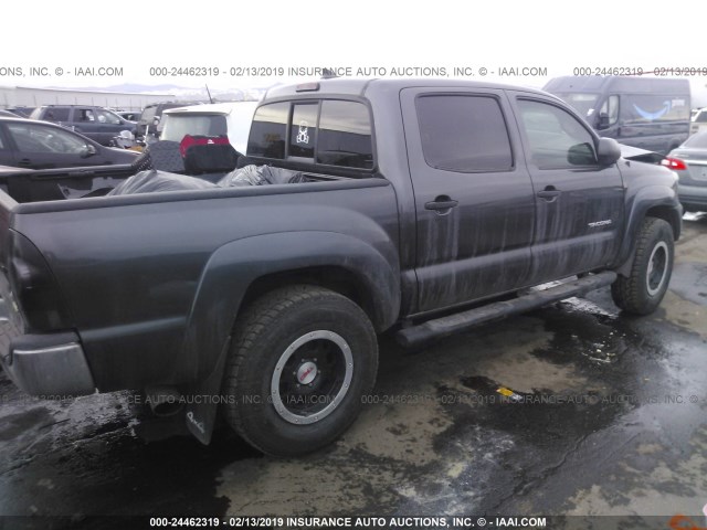 3TMLU4EN8CM103097 - 2012 TOYOTA TACOMA DOUBLE CAB 灰色 照片 4