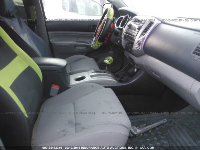 3TMLU4EN8CM103097 - 2012 TOYOTA TACOMA DOUBLE CAB 灰色 照片 5