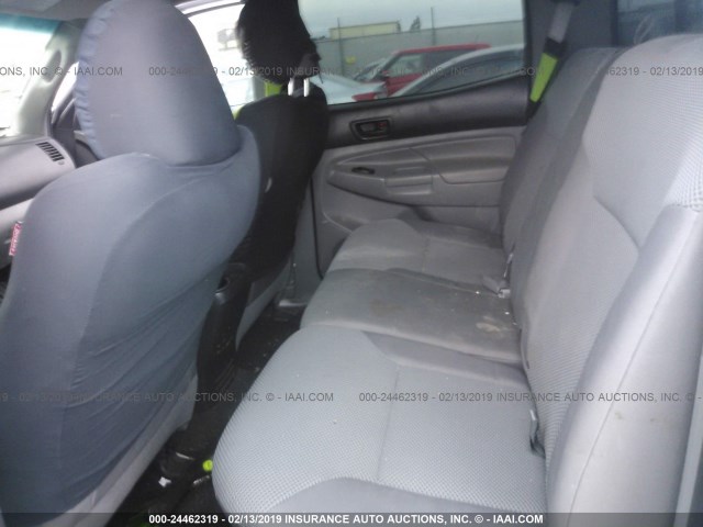 3TMLU4EN8CM103097 - 2012 TOYOTA TACOMA DOUBLE CAB 灰色 照片 8