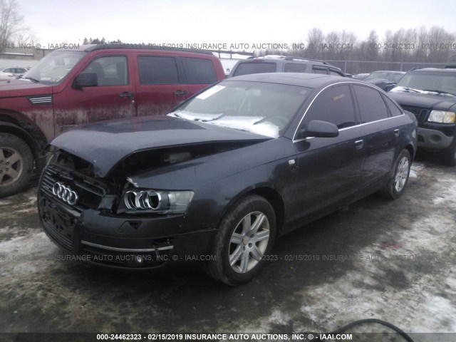 WAUDG74F45N092421 - 2005 AUDI A6 3.2 QUATTRO GRAY photo 2