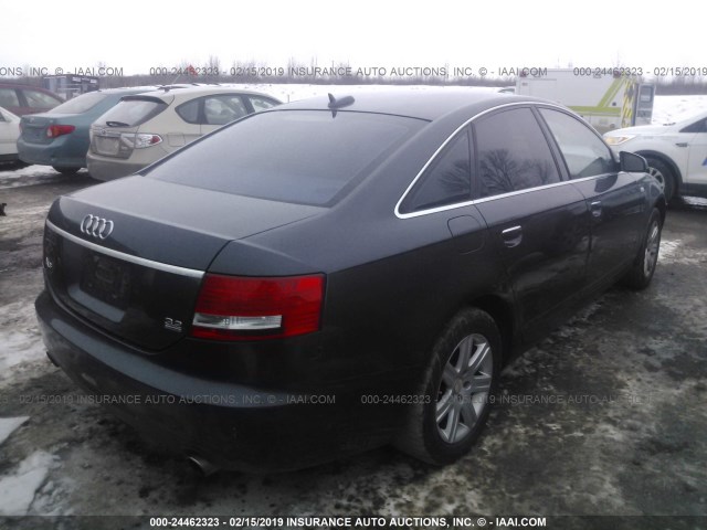 WAUDG74F45N092421 - 2005 AUDI A6 3.2 QUATTRO GRAY photo 4