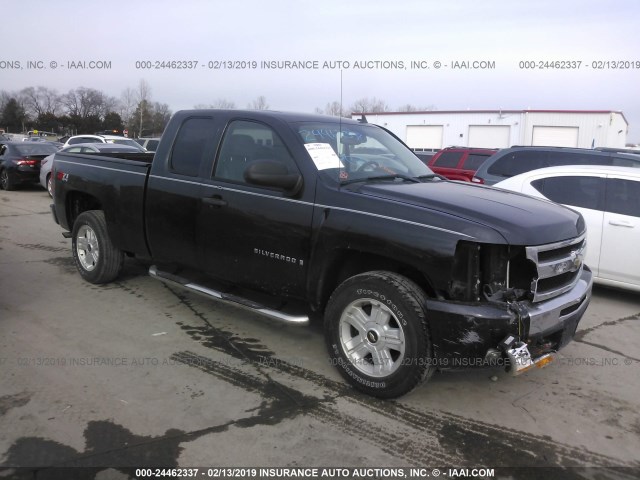 1GCEK29099Z155394 - 2009 CHEVROLET SILVERADO K1500 LT BLACK photo 1