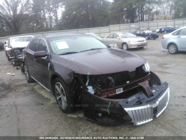 1LNHM93R39G611890 - 2009 LINCOLN MKS MAROON photo 1