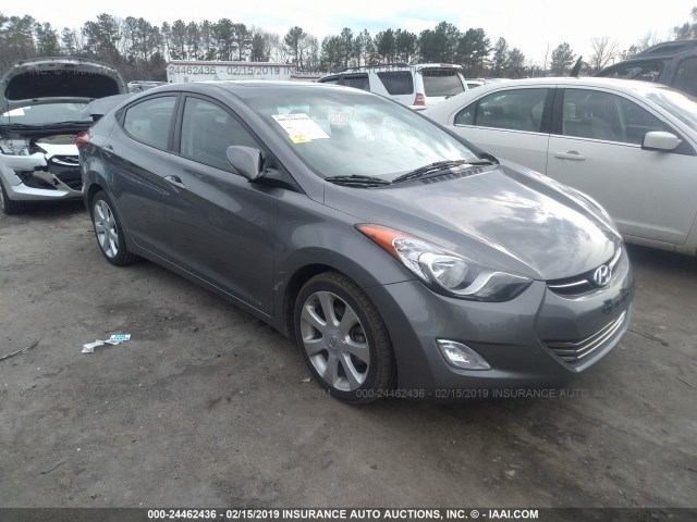 5NPDH4AE7DH436686 - 2013 HYUNDAI ELANTRA GLS/LIMITED GRAY photo 1