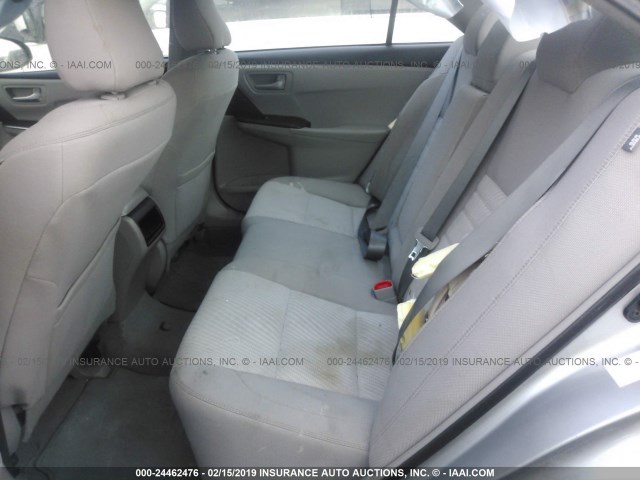 4T4BF1FK6GR583278 - 2016 TOYOTA CAMRY LE/XLE/SE/XSE SILVER photo 8