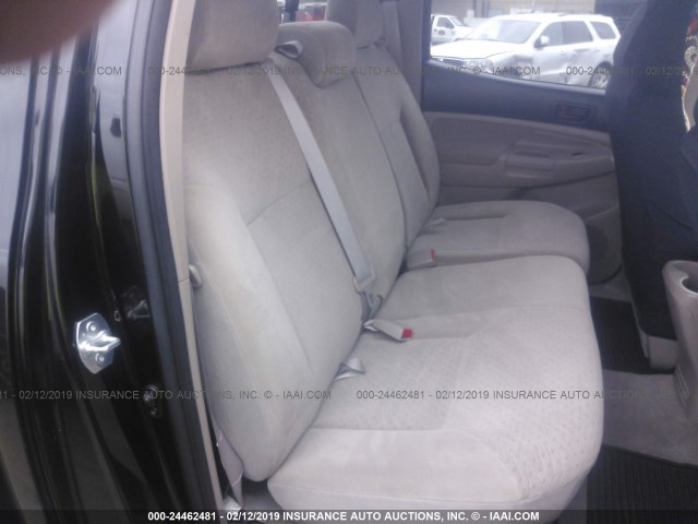 5TEJU62N17Z386622 - 2007 TOYOTA TACOMA DOUBLE CAB PRERUNNER BLACK photo 8