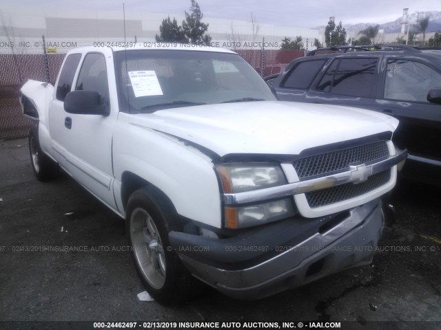 2GCEC19T841143384 - 2004 CHEVROLET SILVERADO C1500 WHITE photo 1